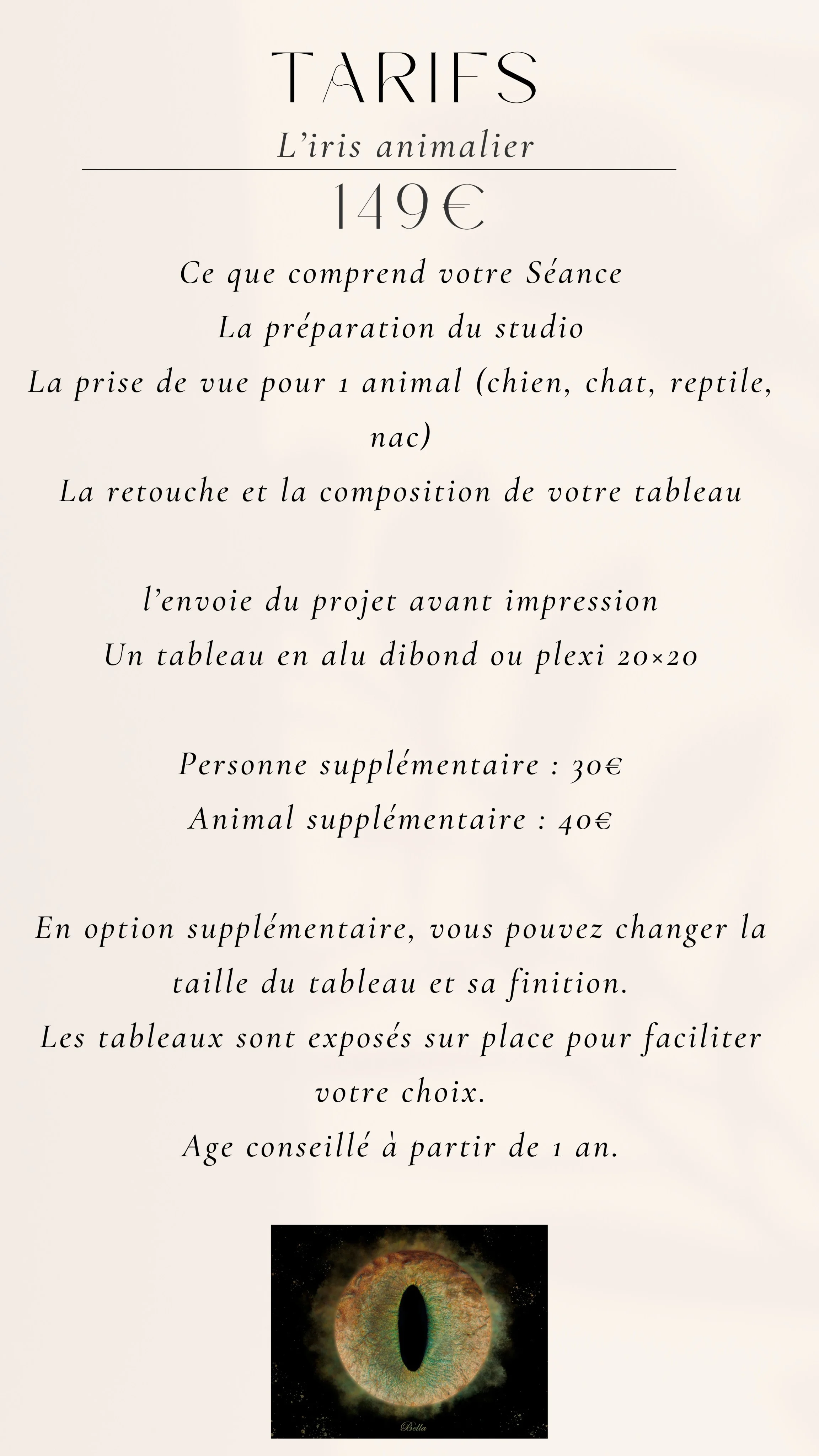 tarifs